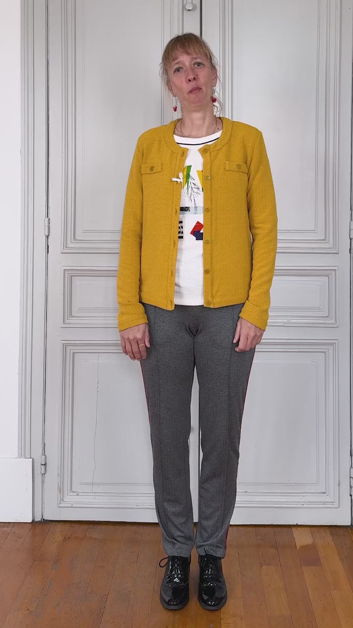 LE CARDIGAN OCRE