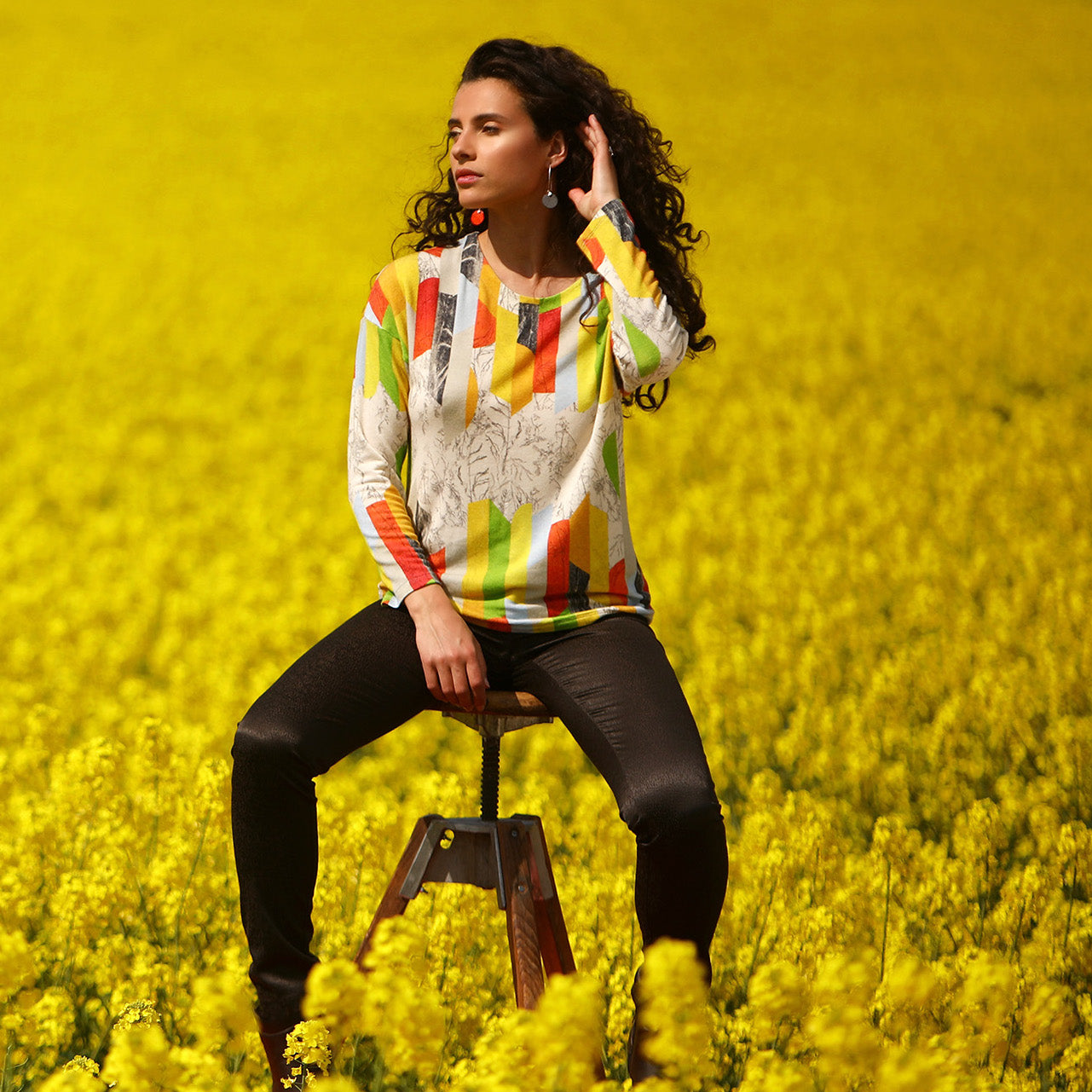THE PRINTED SWEATER | THE WILD GRASS