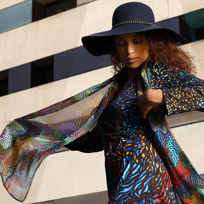 FOULARD EN SOIE | UTOPIA