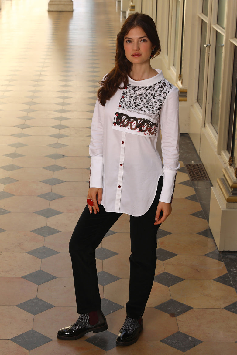 vêtement artist la marque blouse-origine