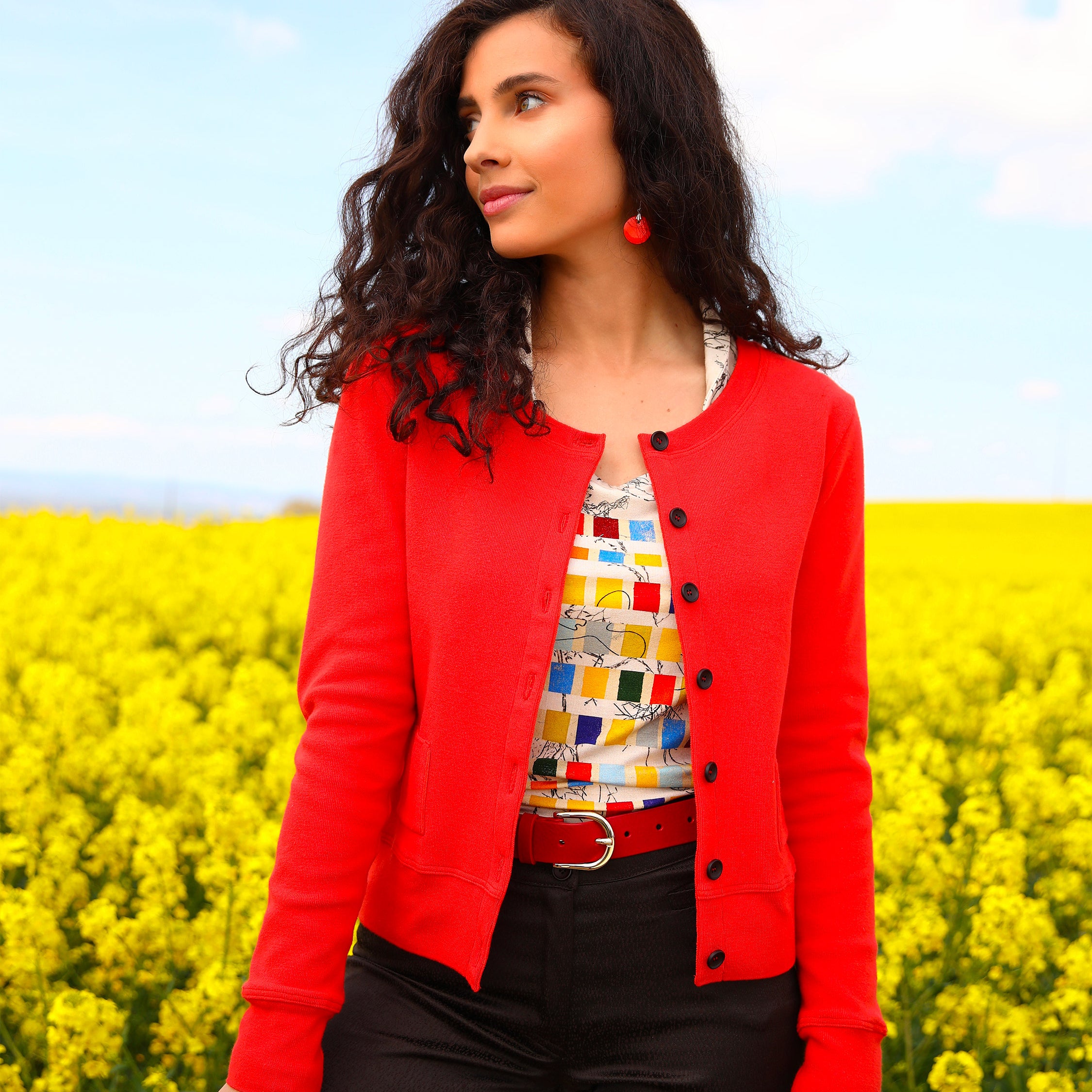 THE KNITTED CARDIGAN | THE WILD GRASS