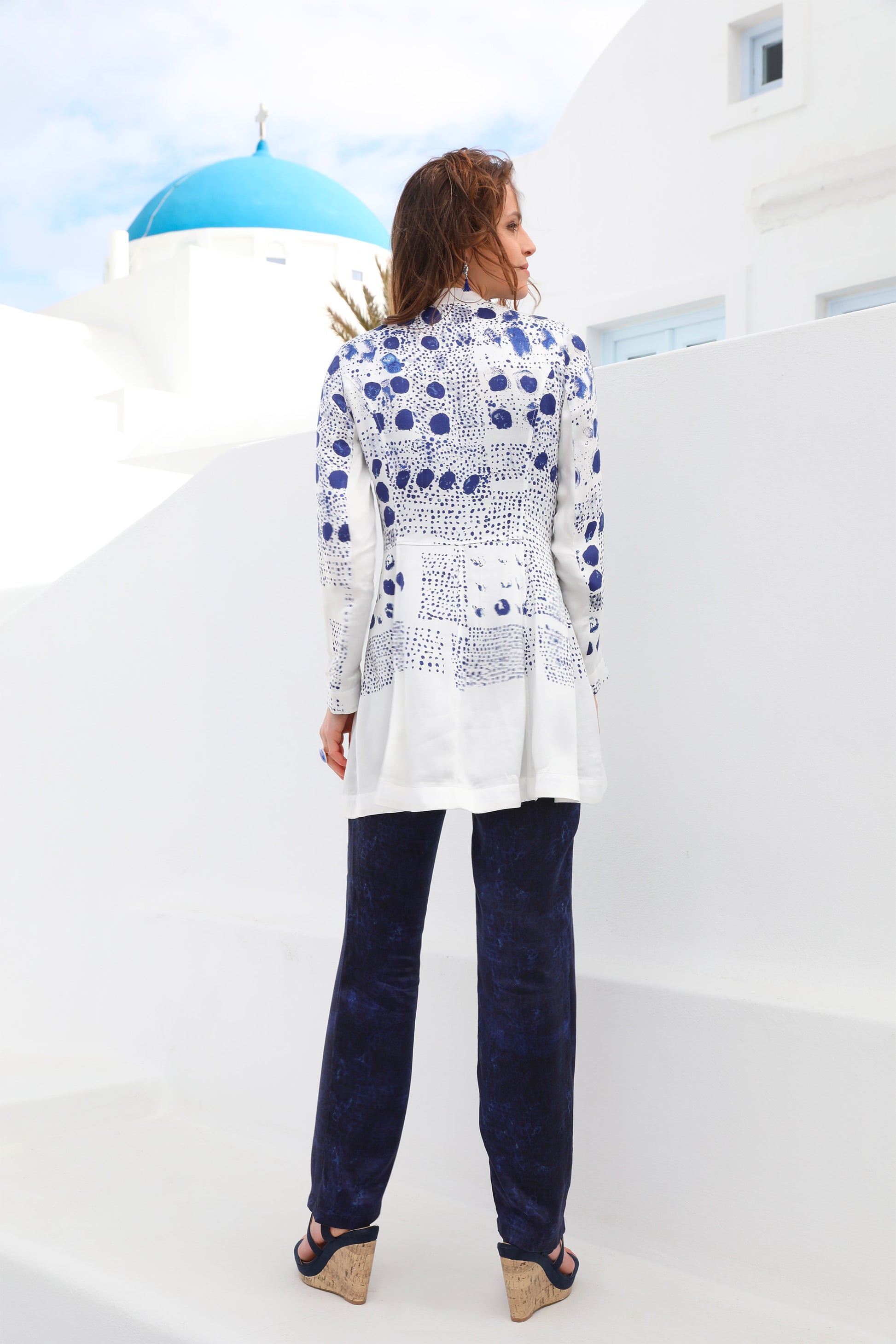 LA VESTE LONGUE | SE PERDRE DANS LE BLEU