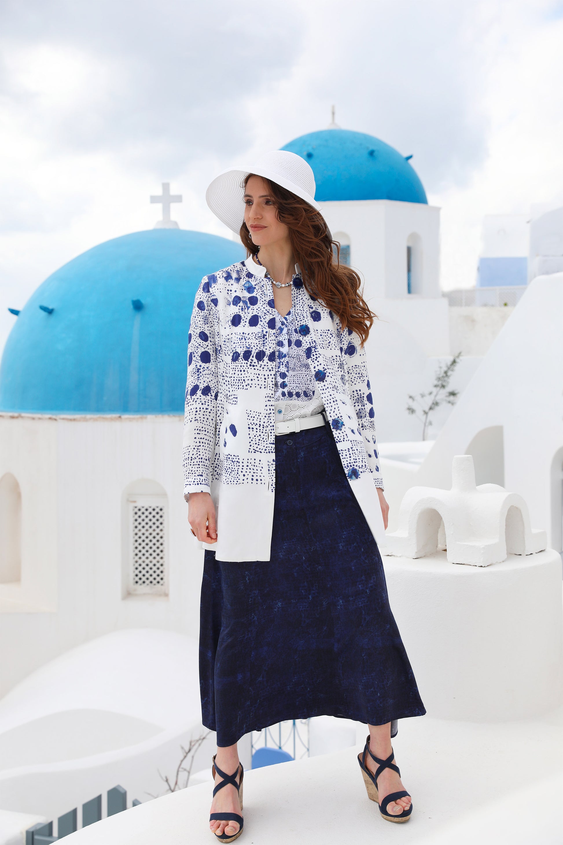 LA VESTE LONGUE | SE PERDRE DANS LE BLEU