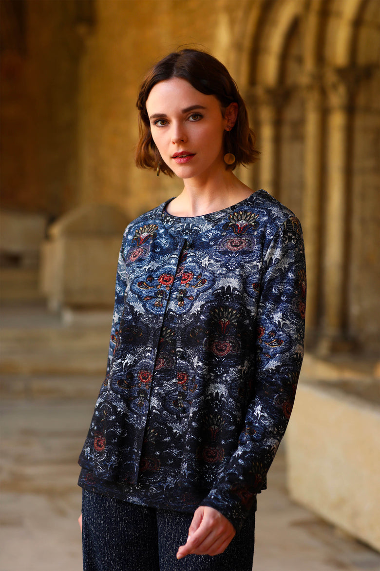 vêtement artist la marque cardigan-tapisserie