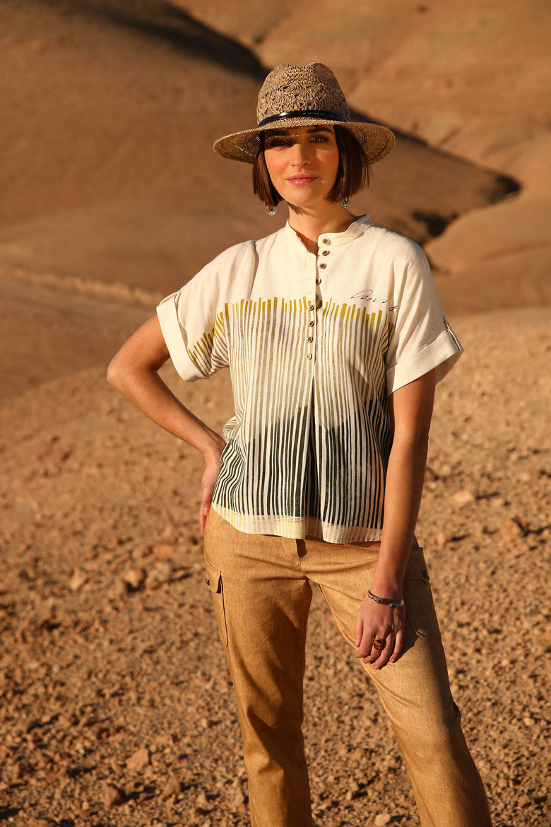 vêtement artist la marque blouse-safari