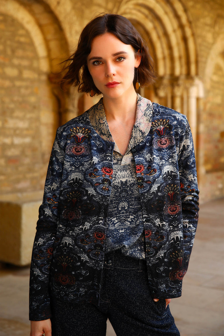 vêtement artist la marque cardigan-tapisserie