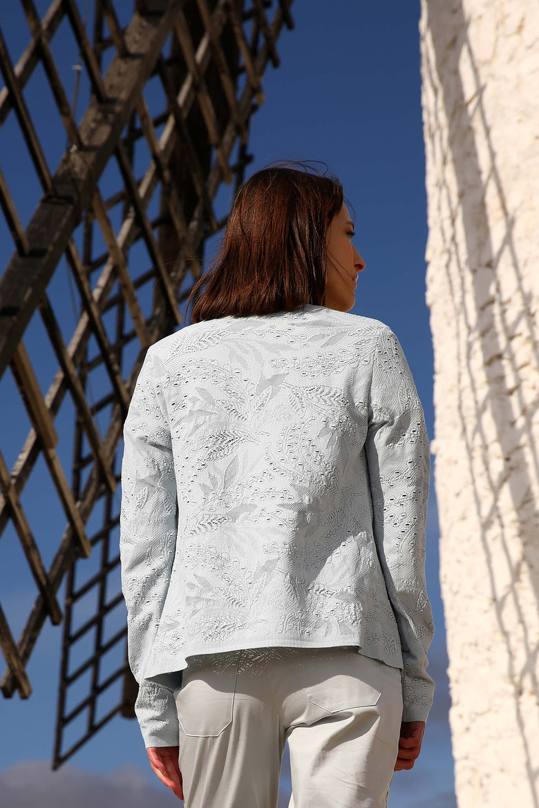 vêtement artist la marque cardigan-uni-eclosion