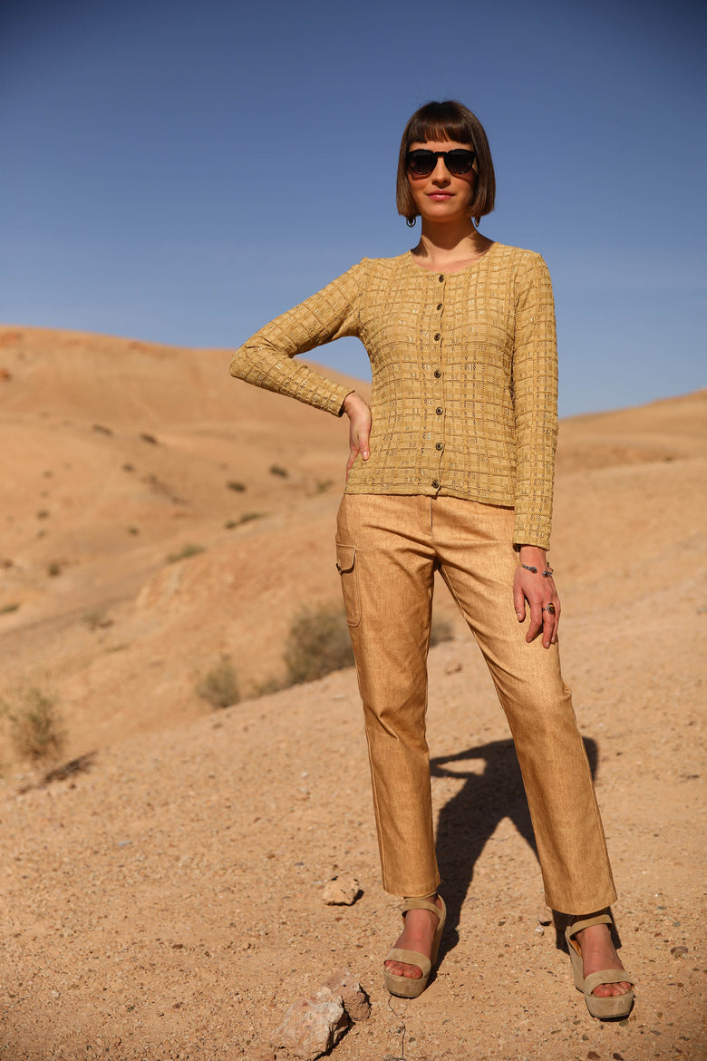 vêtement artist la marque cardigan-safari