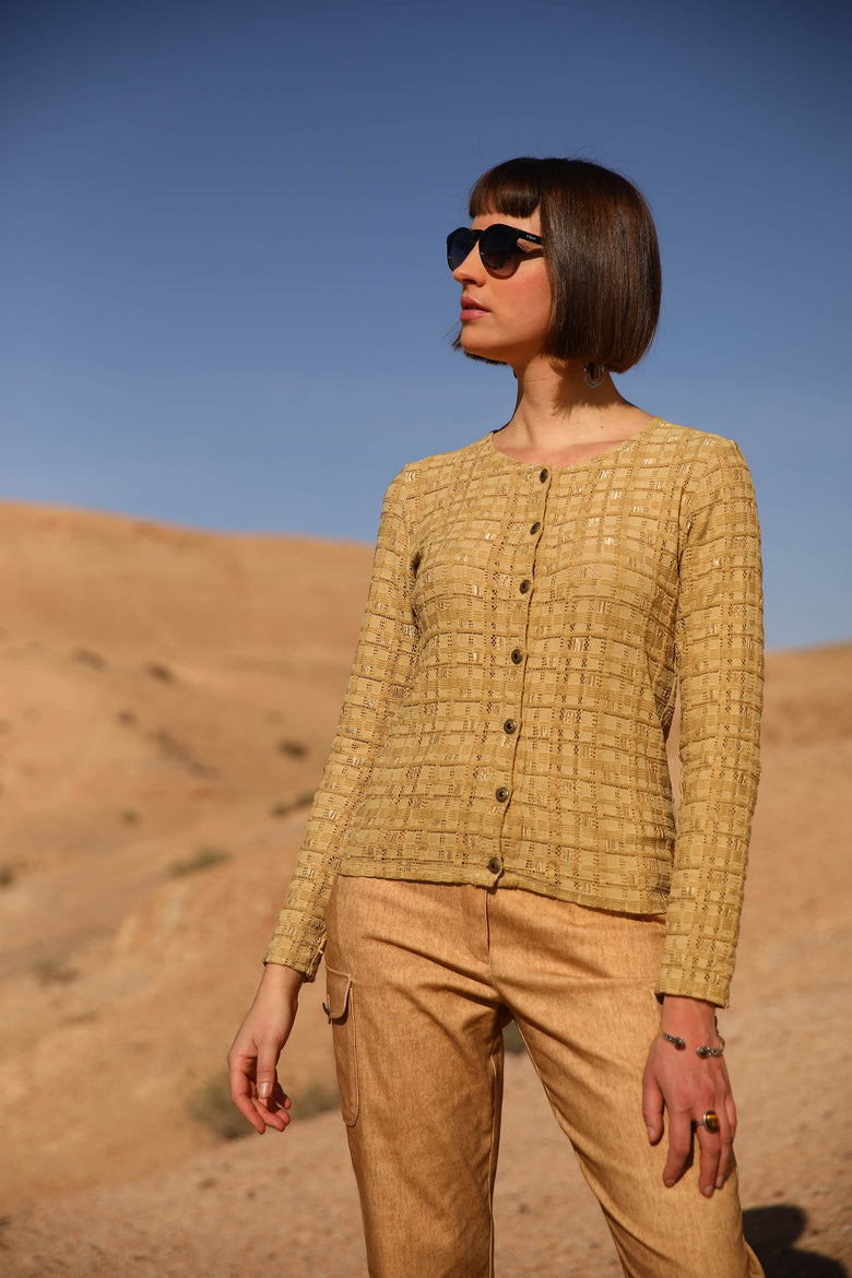 vêtement artist la marque cardigan-safari