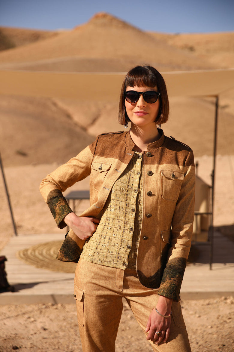 vêtement artist la marque cardigan-safari