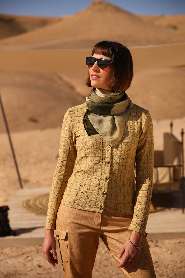 vêtement artist la marque cardigan-safari