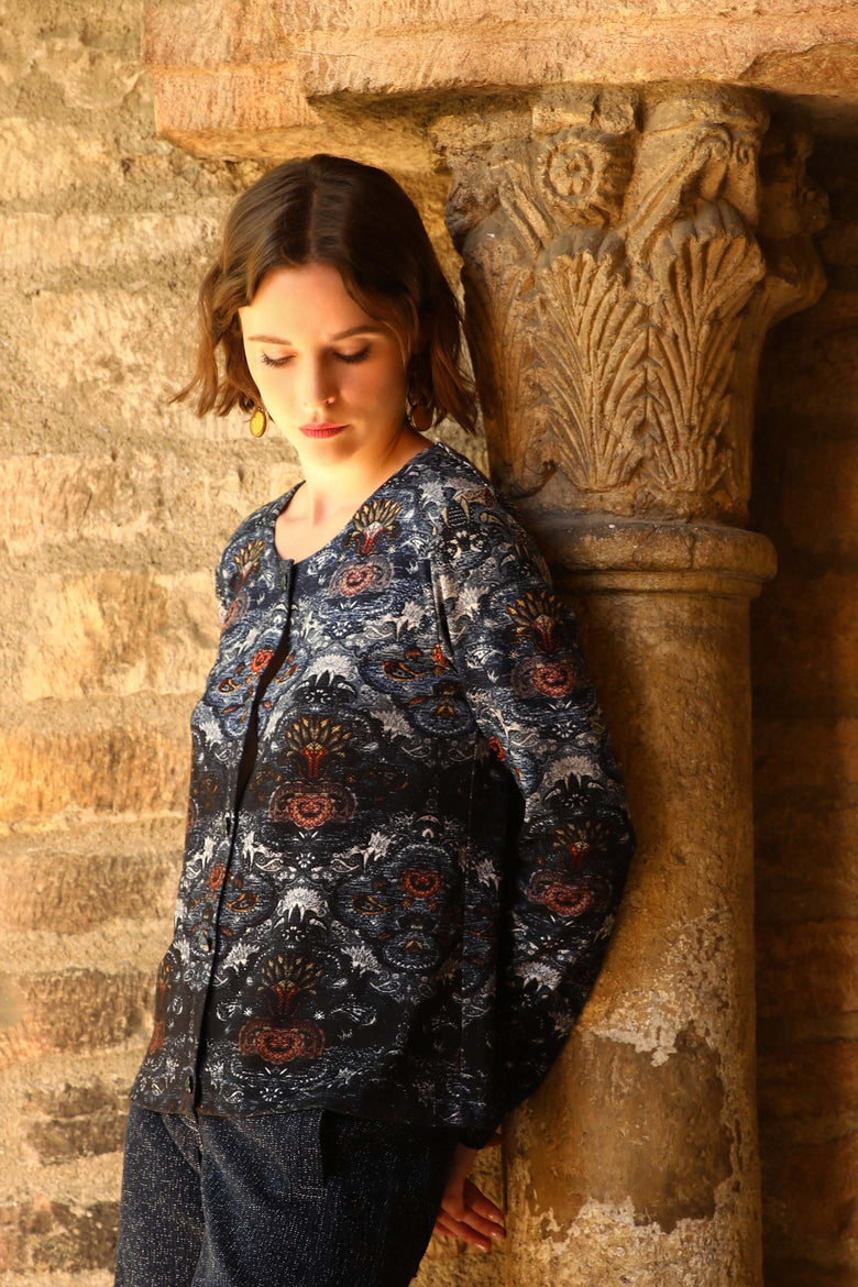 vêtement artist la marque cardigan-tapisserie