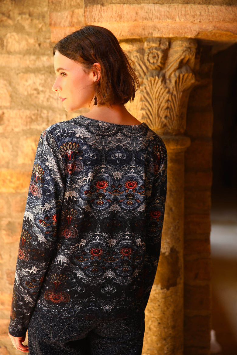 vêtement artist la marque cardigan-tapisserie