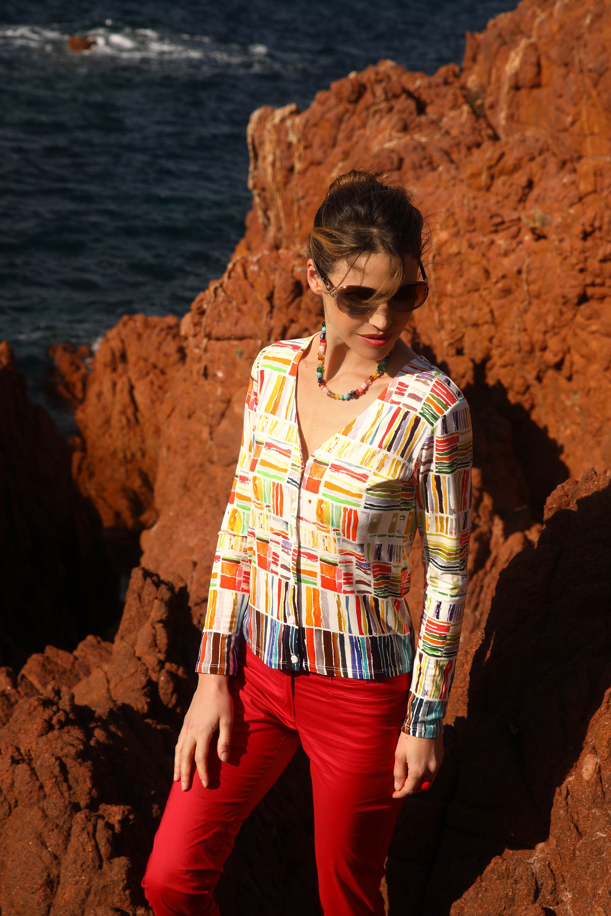 LE CARDIGAN IMPRIMÉ | ROMANCE