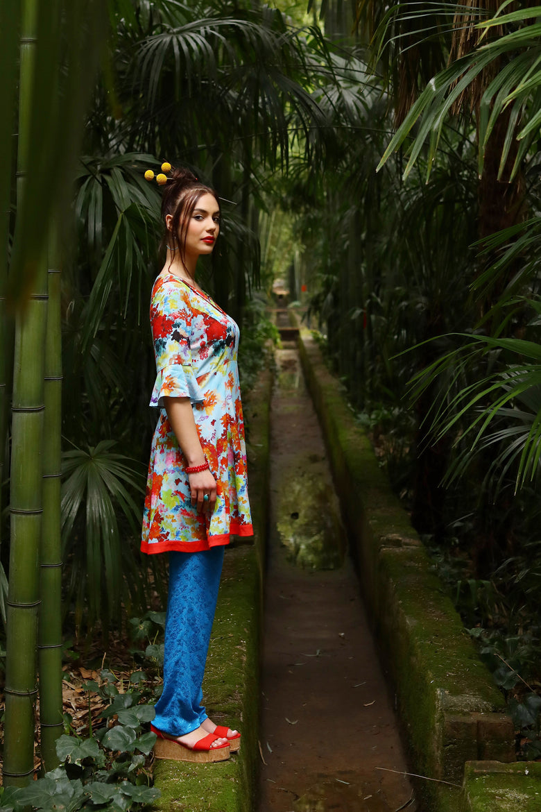 vêtement artist la marque robe-courte-botania