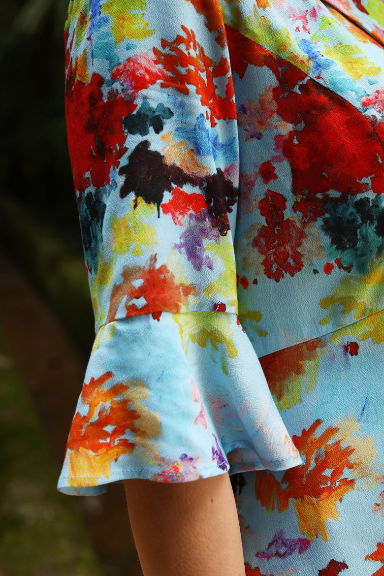 vêtement artist la marque robe-courte-botania