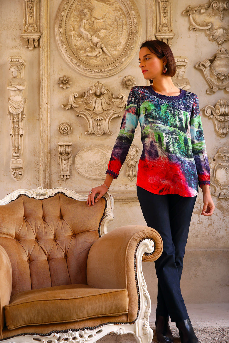 vêtement artist la marque pantalon-barocco