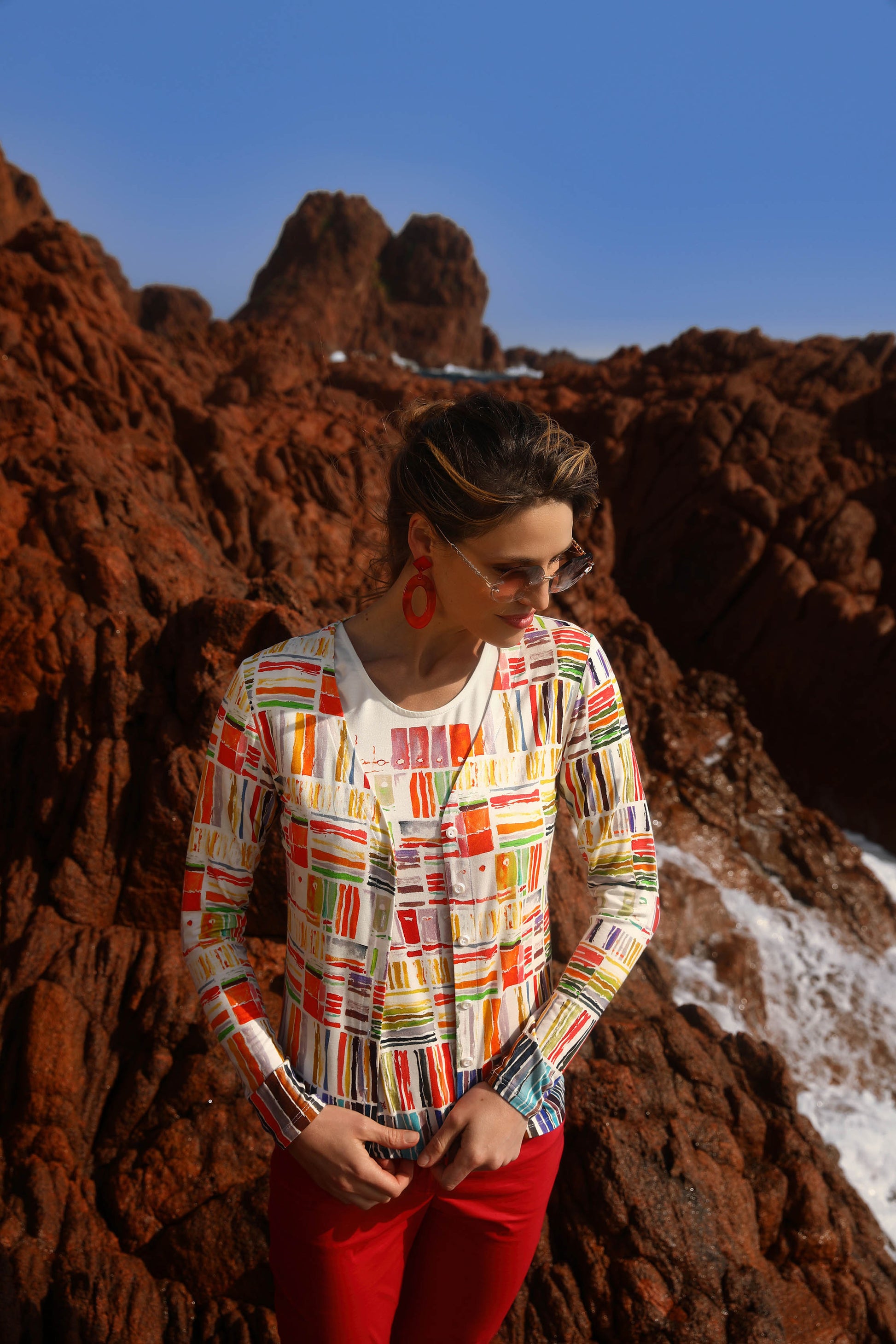 LE CARDIGAN IMPRIMÉ | ROMANCE
