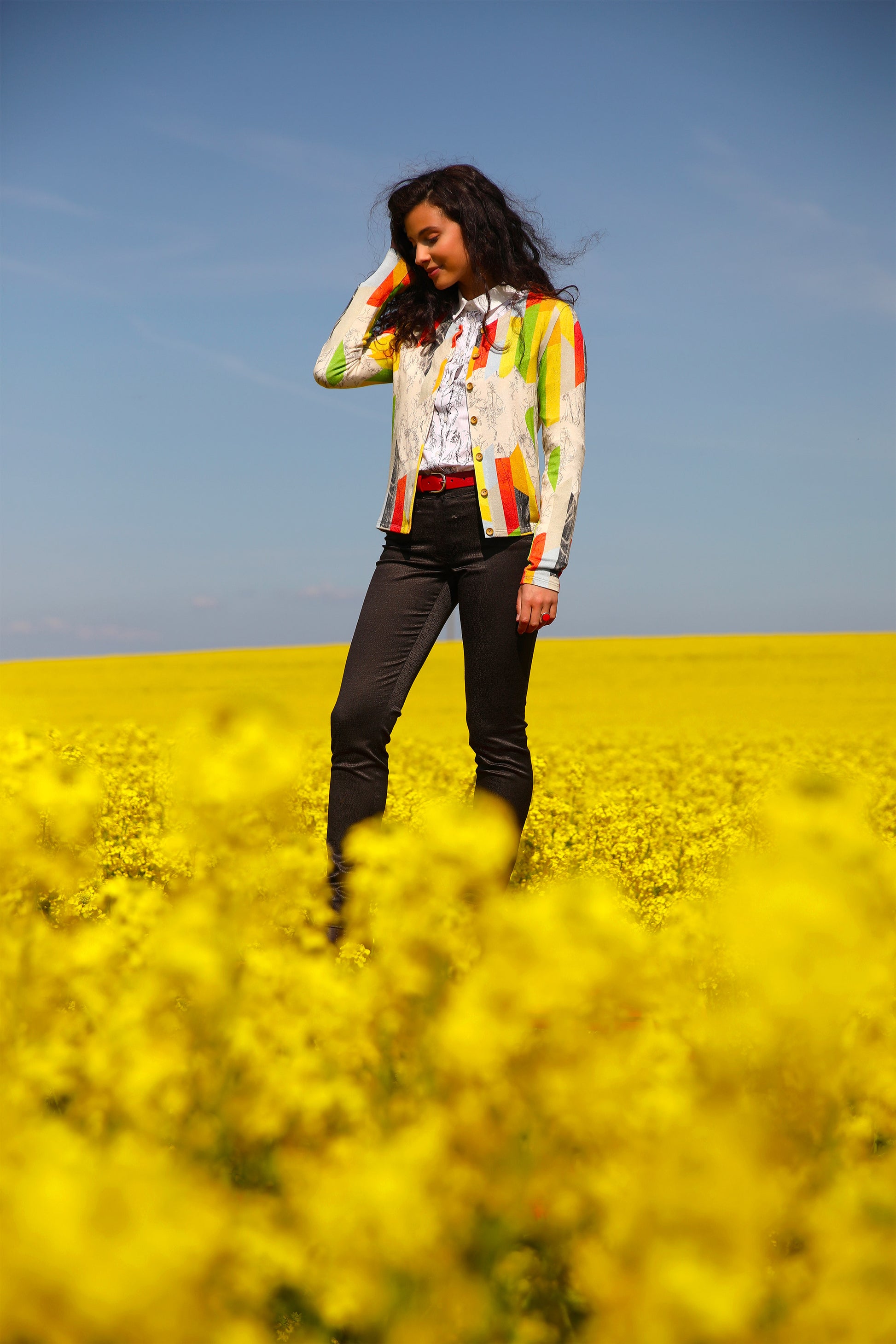 LE CARDIGAN IMPRIMÉ | LES HERBES FOLLES