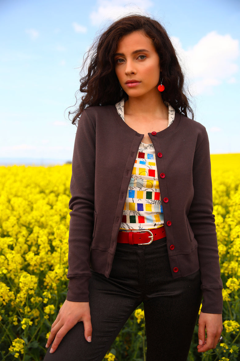 vêtement artist la marque cardigan-tricote-lhf