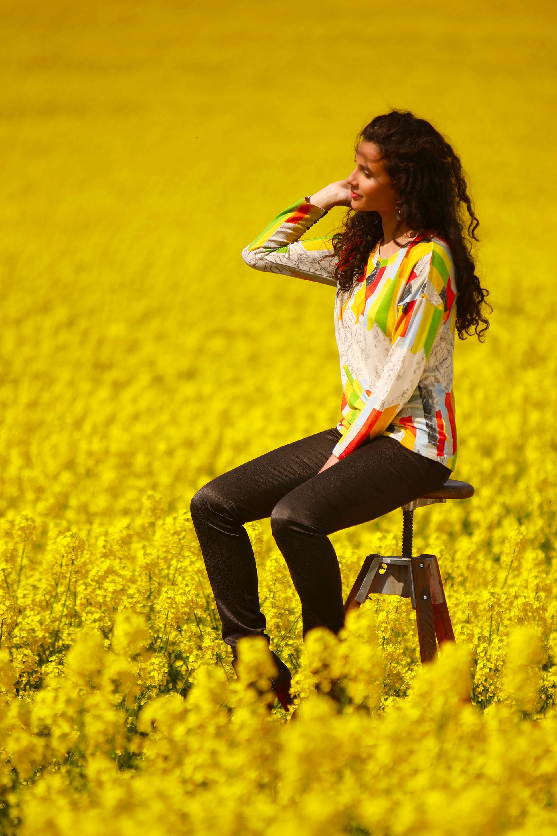 LE PULL IMPRIMÉ | LES HERBES FOLLES