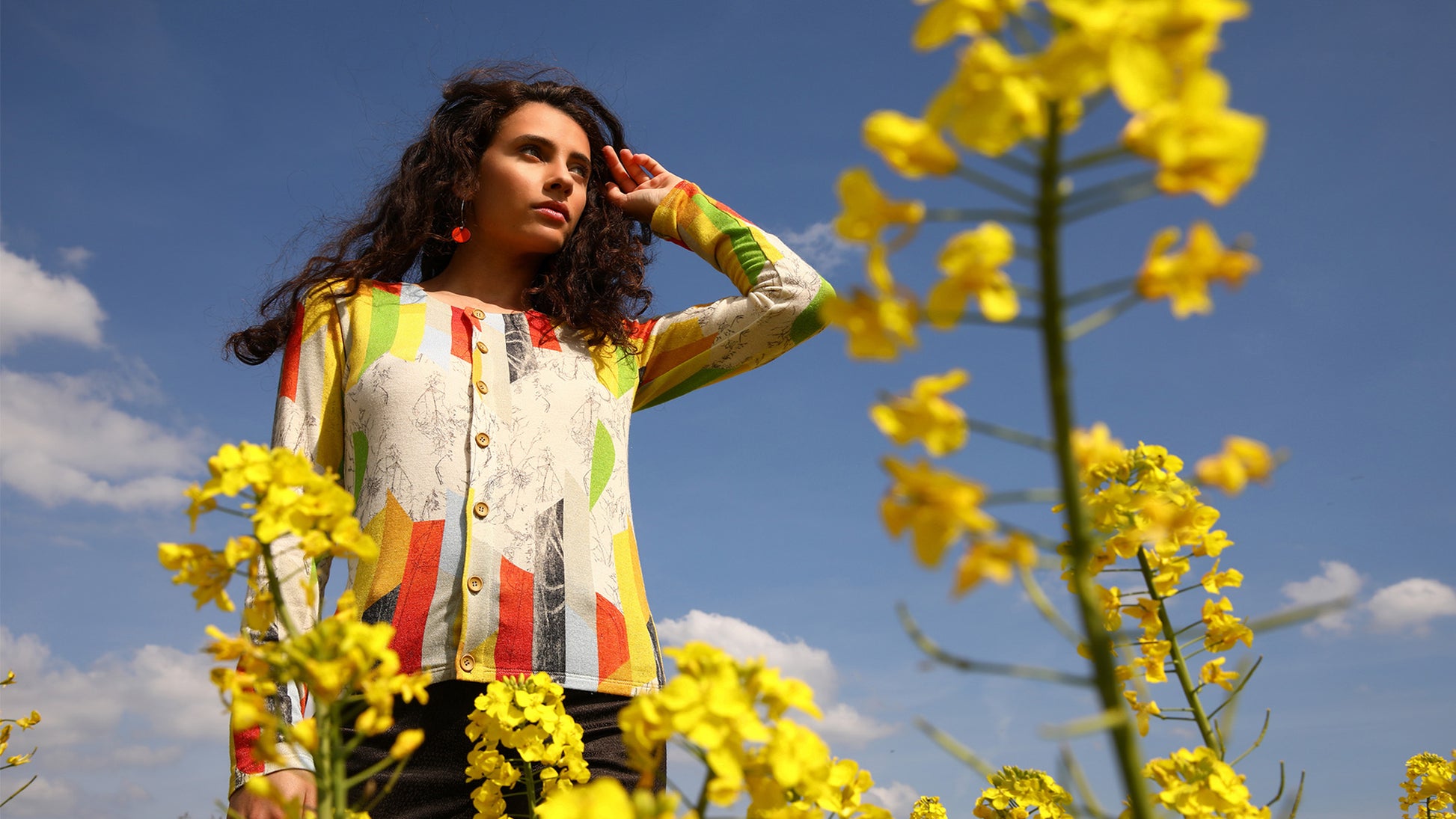 LE CARDIGAN IMPRIMÉ | LES HERBES FOLLES