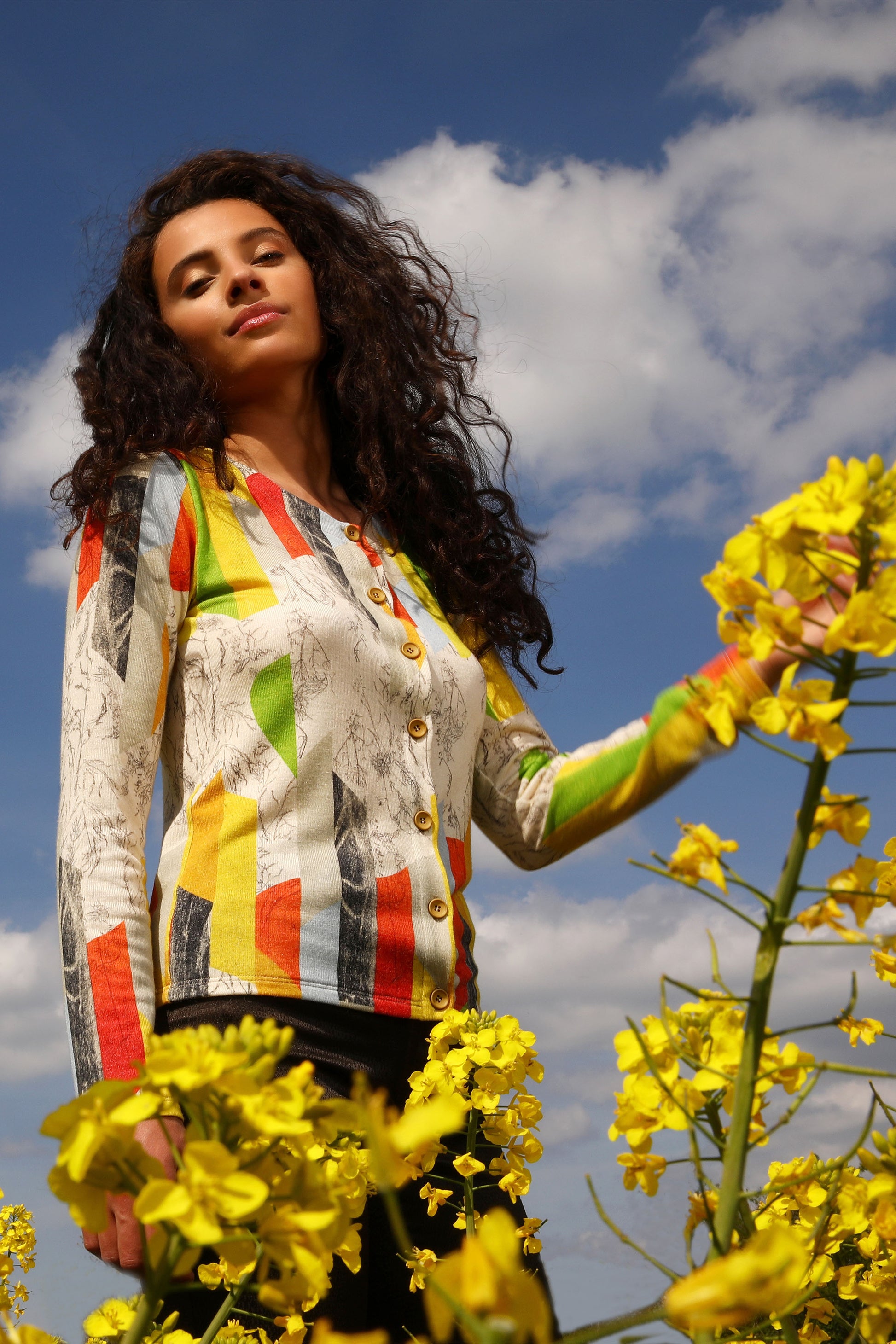 LE CARDIGAN IMPRIMÉ | LES HERBES FOLLES