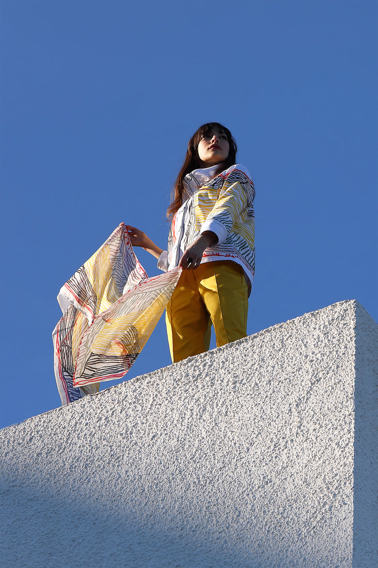 vêtement artist la marque foulard-ell
