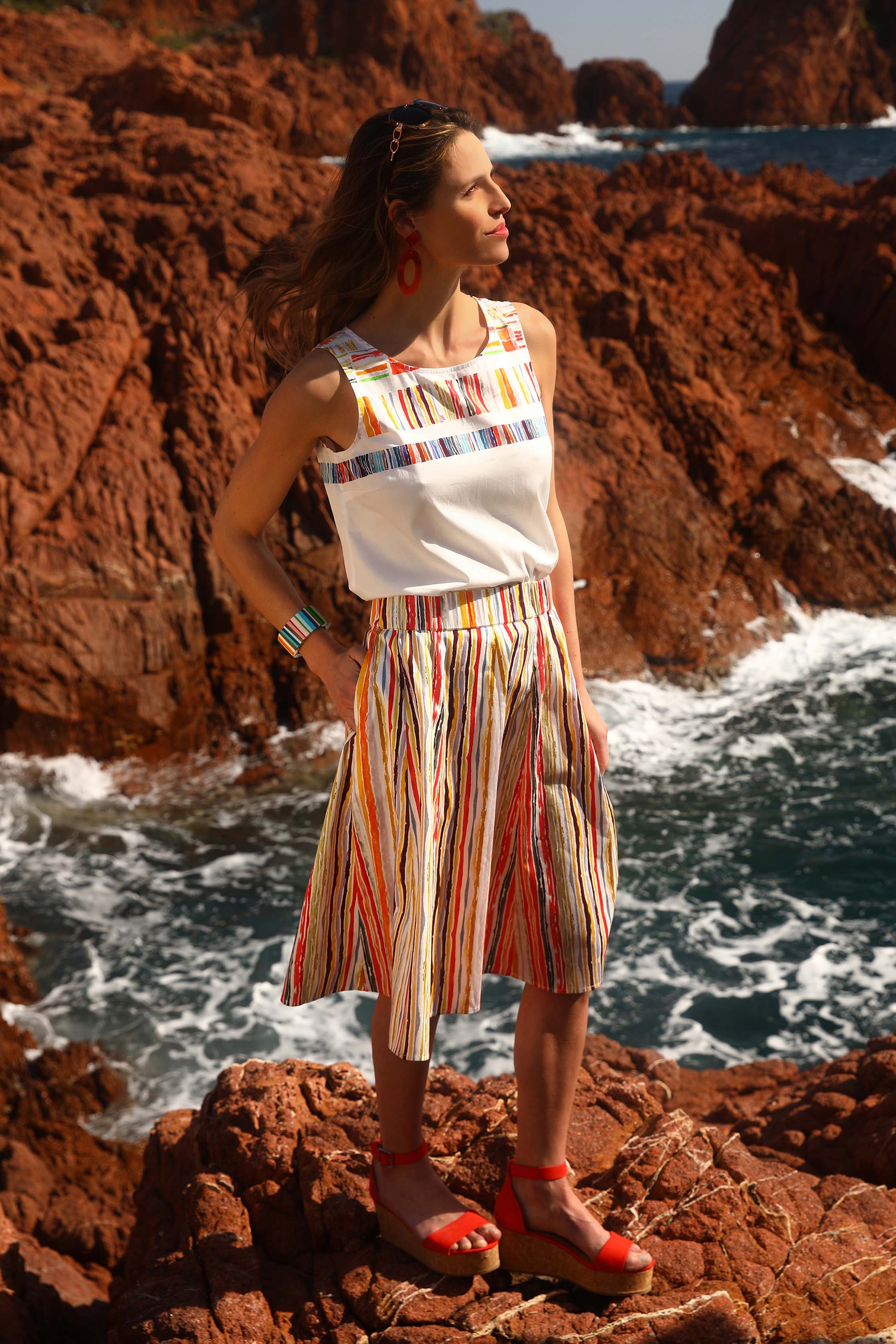 THE PRINTED SKIRT | ROMANCE