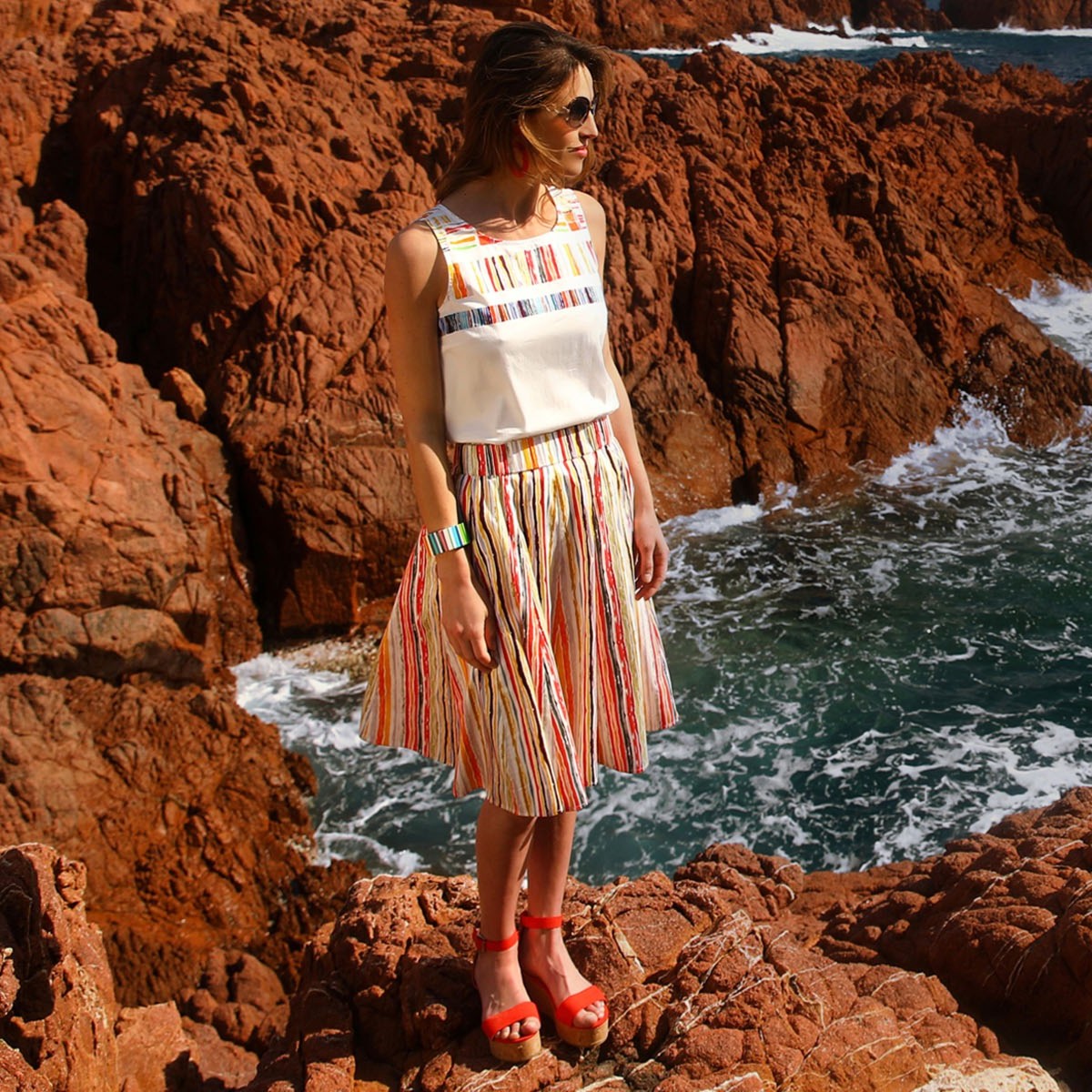 THE PRINTED SKIRT | ROMANCE