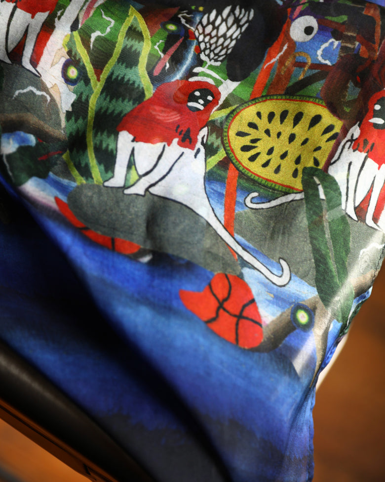 vêtement artist la marque foulard-bahia