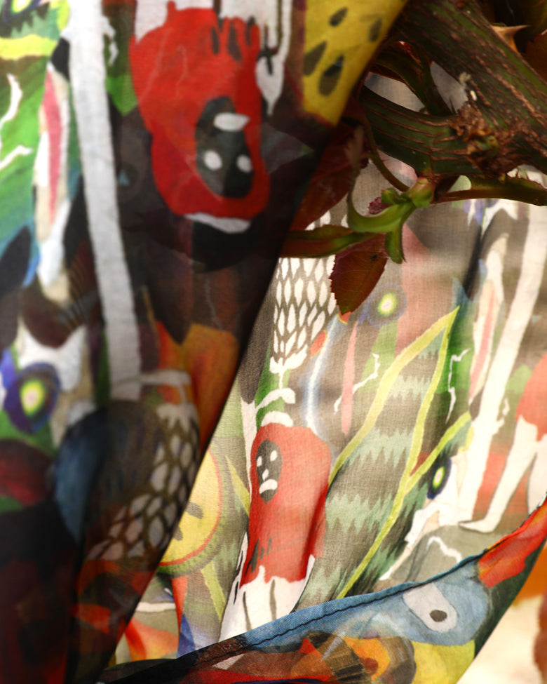vêtement artist la marque foulard-bahia